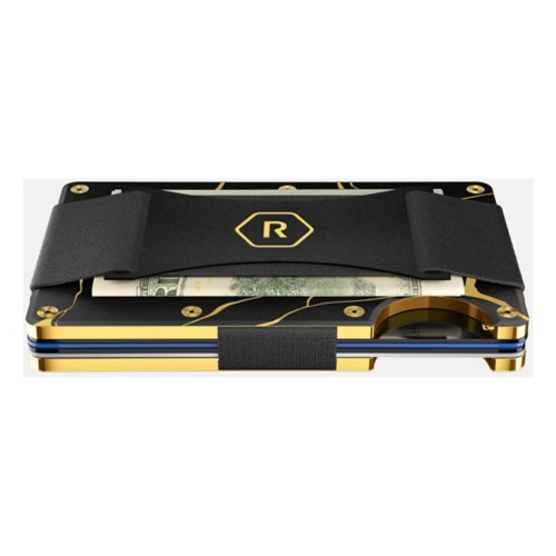 Ridge Aluminum Cash Strap Wallet Celeste