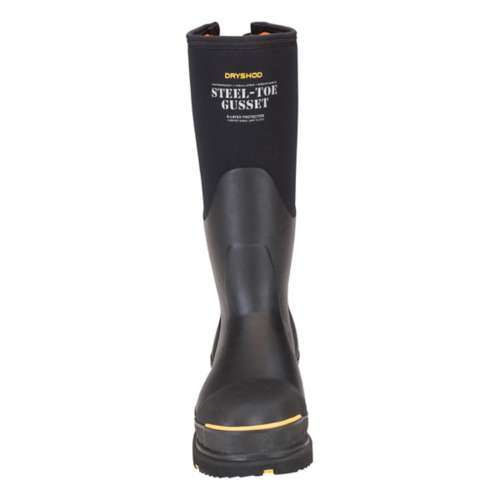 Men's Dryshod Steel-Toe Gusset Rubber Boots