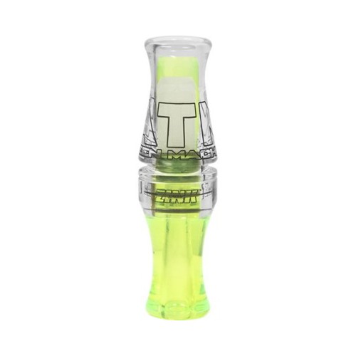 Zink Calls ATM Green Machine Double Reed Polycarbonate Duck Call 