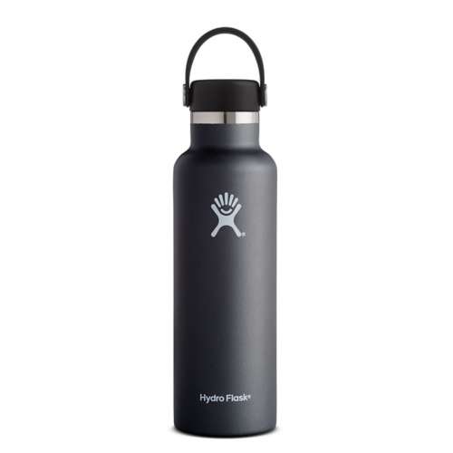 Hydro Flask Standard Mouth Bottle with Flex Cap 24 Oz Black