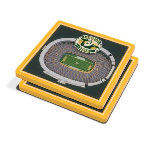 Wildman/Sportula Green Bay Packers 3D Coaster Set