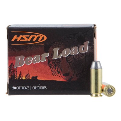 HSM Bear Load RNFP Semi-Auto Pistol Ammunition 20 Round Box