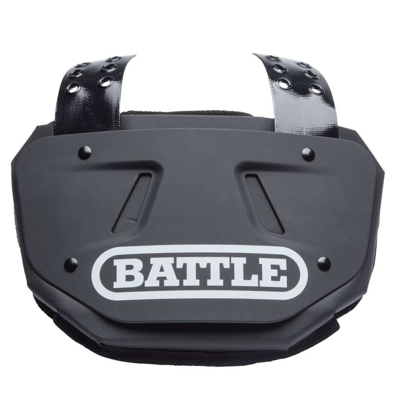 Battle Adult Black Football Back Plate