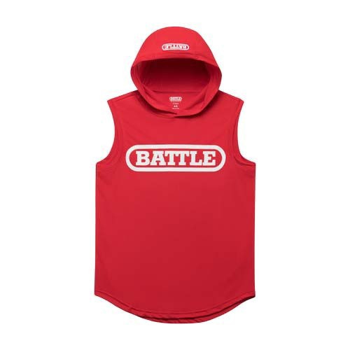 Youth Boys Battle Sports Light Action Hoodie Sleeveless Hooded Football Shirt SCHEELS