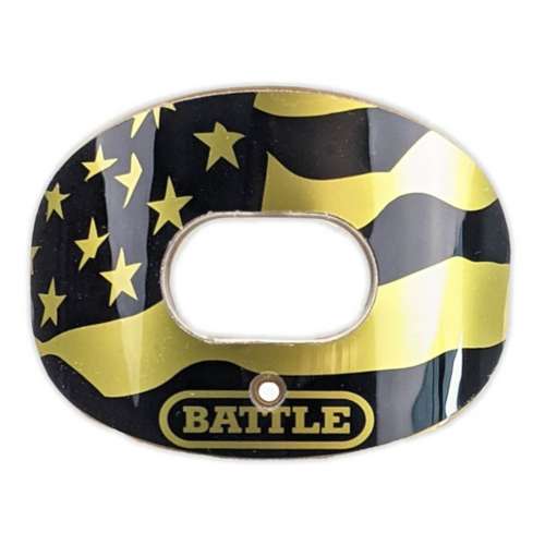 Battle American Flag 2.0 Chrome Oxygen Football Mouthguard