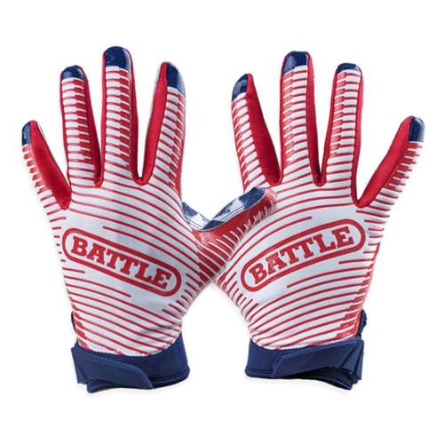 Youth Battle Sports USA Football Gloves