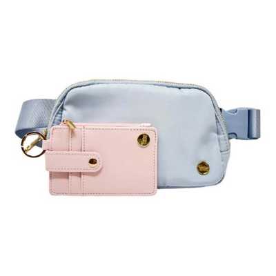 brilliant teal belt bag with wallet included the darling effect – The  Copper Petal