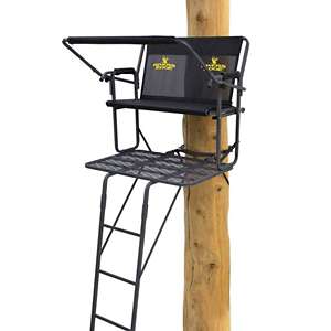 Muddy The Skybox Deluxe 20 Foot 1 Person Hunting Deer Ladder Tree Stand,  Black 