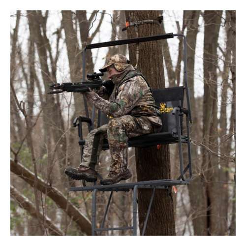 Ladder tree stand seat improvements.  Confessions of a fisherman, hunter  and tinkerer