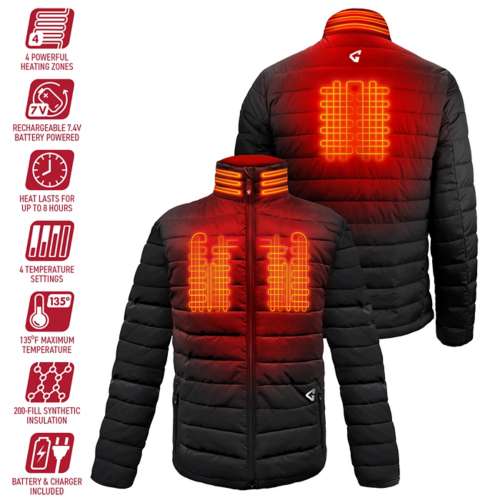 Men's Gerbing 7V Khione 2.0 Heated Mid Down Puffer Jacket