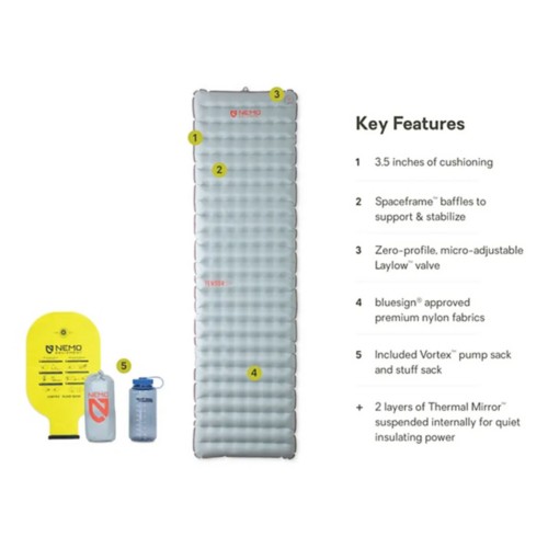 Nemo Tensor All-Season Ultralight Regular Insulated Sleeping Pad - Primary Image