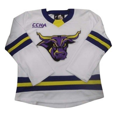 Syracuse Buffalo Bisons Style White Hockey Jersey