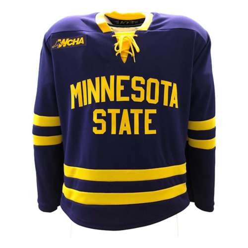 Minnesota State University, Mankato Replica Hockey Jersey - Purple