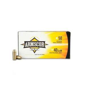 Armscor US Ammo 40 S&W 180gr FMJ 50rds