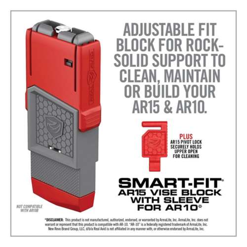 Real Avid Smart-Fit AR15 Vise Block With AR10 Sleeve