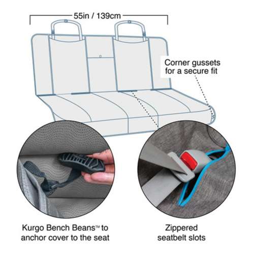 Kurgo No Slip Grip Bench Seat Cover