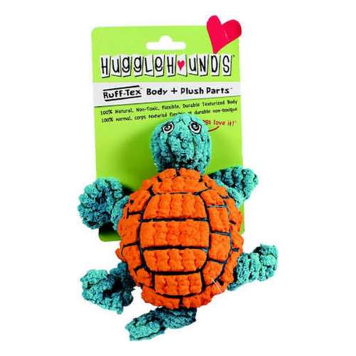HuggleHounds Dude Turtle Dog Toy