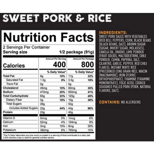 Peak Refuel Sweet Pork & Rice