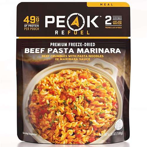 Peak Refuel Beef Pasta Marinara