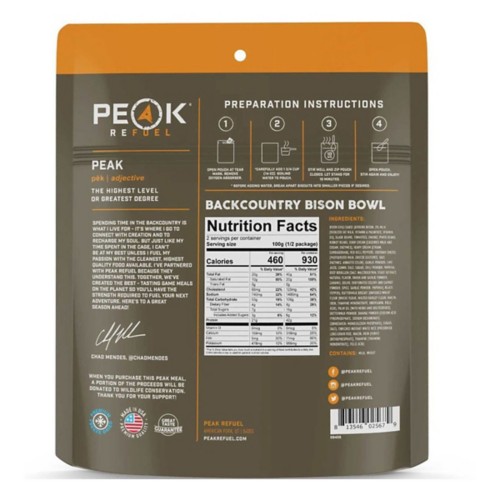 Peak Refuel Backcountry Bison Bowl - Primary Image