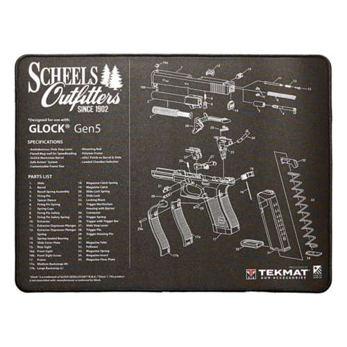 Scheels Outfitters Glock Gen5 TekMat Premium Gun Cleaning Mat