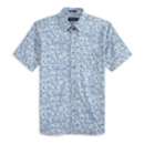 Men's Fish Hippie Rowe Printed Button Up Shirt