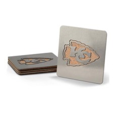 Rico Industries Kansas City Chiefs PVC Coaster Set