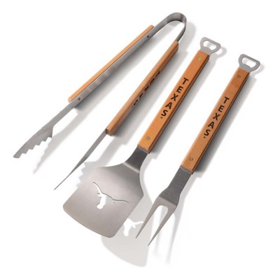 You The Fan Texas Longhorns 3pc. Grilling Set