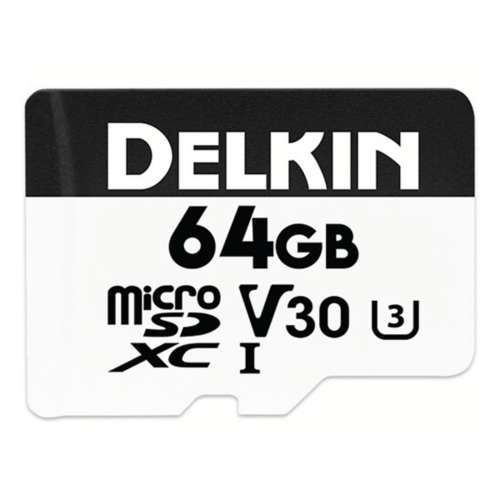 Delkin Devices 64GB Hyperspeed UHS-I SDXC Memory Card w/SD Adapter