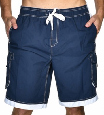 Men's U.S. Apparel Extended Size Islander Swim Trunks