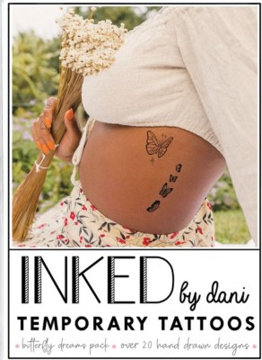 Inked By Dani Butterfly Dreams Temporary Tattoos
