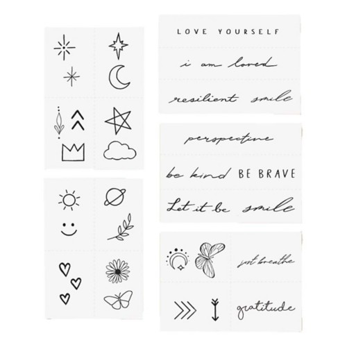 Inked by Dani Forever Favorites Temporary Tattoo Set