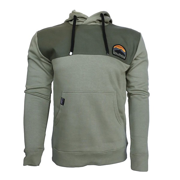 REPRESENT YOUR WATER Men's  Backcountry Trout Patch Saddleback Fly Fishing Hoodie