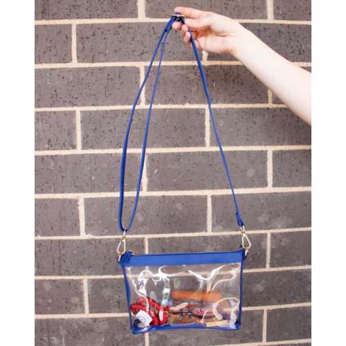 Personalized Clear Stadium Crossbody Bag