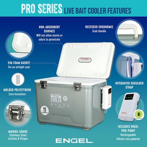 Engel 13 Quart Live Bait Pro Cooler