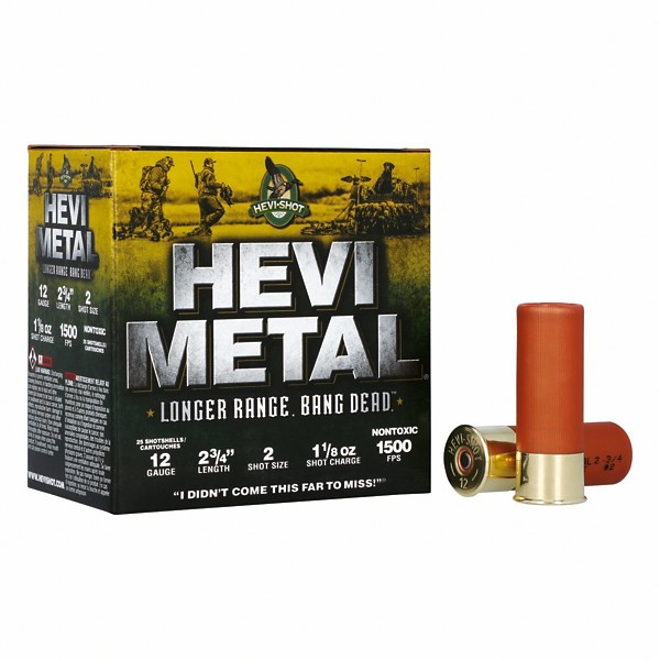 HEVI-SHOT Hevi-Metal Longer Range Non-Toxic 12 Gauge Shotshells