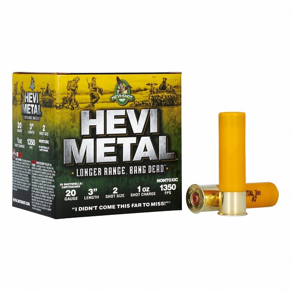 HEVI-SHOT Hevi Metal Longer Range Non-Toxic 20 Gauge Shotshells