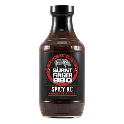 Burnt Finger BBQ Spicy Kansas City Barbecue Sauce