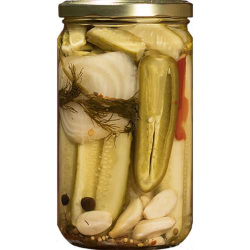 Uniquely Gourmet Granny's Hot Sweet Pickles