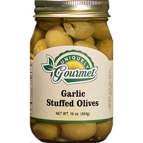 Uniquely Gourmet Garlic Stuffed Olives