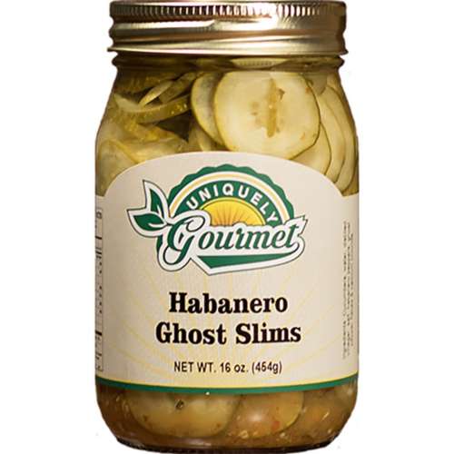 Uniquely Gourmet Habanero Ghost Slims Pickles