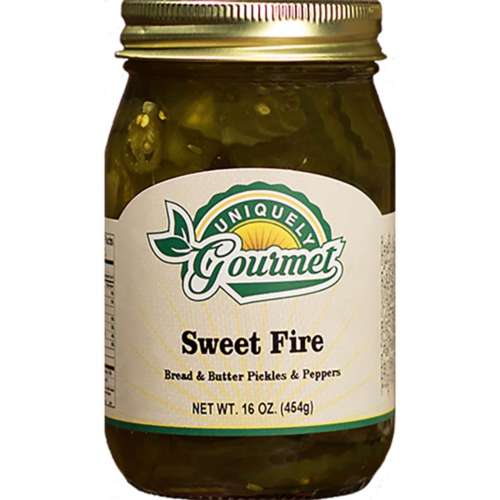 Uniquely Gourmet Sweet Fire Pickles