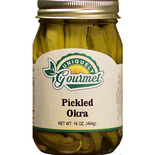 Uniquely Gourmet Pickled Okra