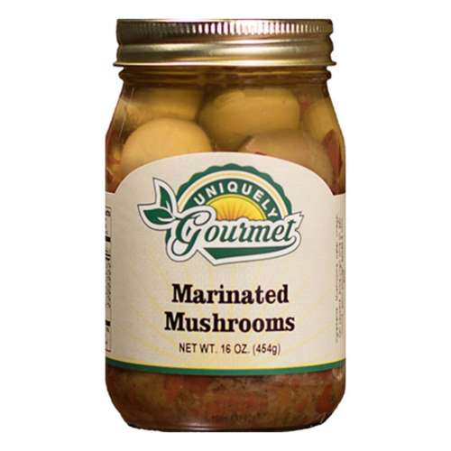 Uniquely Gourmet Marinated Mushrooms