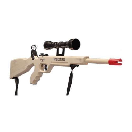 Magnum Wooden Sniper Rifle with Scope Rubber Band Shooter