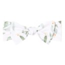 Baby Copper Pearl Knit Headband Bow