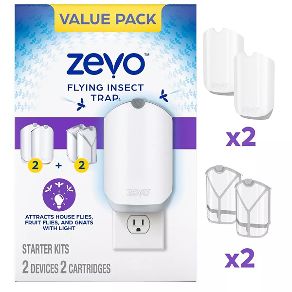 Zevo Flying Insect Trap - Value Starter Kit - Zevo