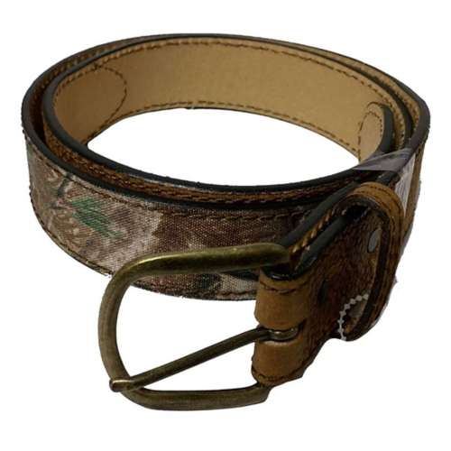 Men's AA and E Leathercraft Brass Buckle Belt