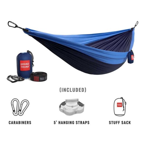 Grand Trunk Double Deluxe Hammock w/Straps