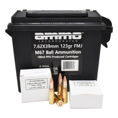 Ammo Inc. M67 Ball FMJ Rifle Ammunition 180 Round Box